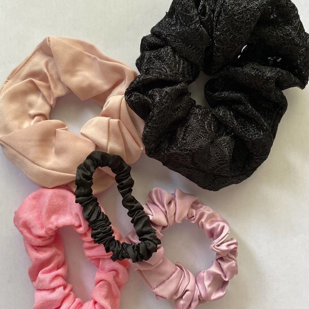 Set of 5 Scrunchies - Picture 2 of 2